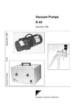 R45 Vacuum Pumps