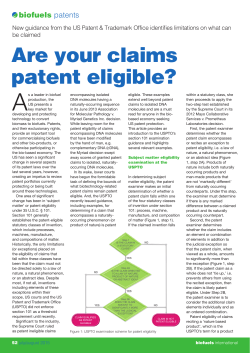 Are Your Claims Patent Eligible, 2015-07-15