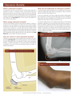 Olecranon Bursitis