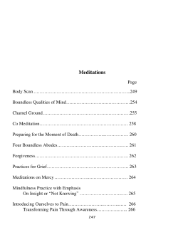 Contemplating Our Priorities