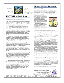 The ERGYS Catalog - Therapeutic Alliances Inc.