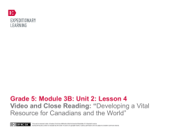Grade 5: Module 3B: Unit 2
