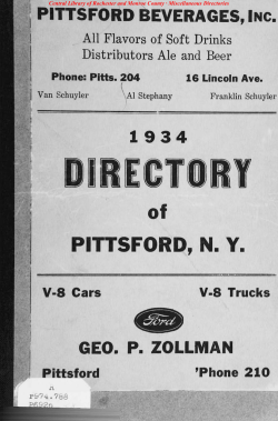 of PITTSFORD, NY - Monroe County Library System