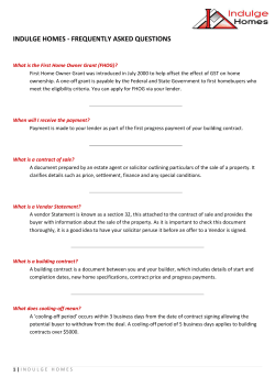 Indulge Homes FAQ