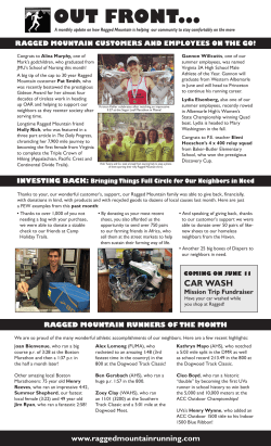 the May 2016 Newsletter