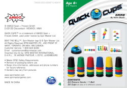 Instructions - Spin Master Games