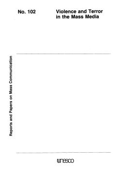 Violence and terror in the mass media - UNESDOC