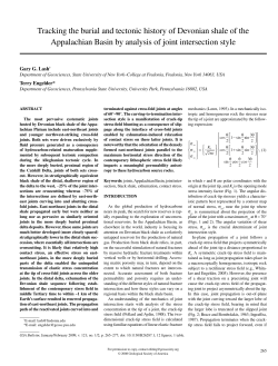 Tracking the burial and tectonic history of Devonian