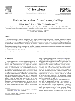 Real-time limit analysis of vaulted masonry buildings