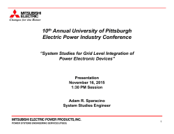 10th Annual University of Pittsburgh Electric Power Industry