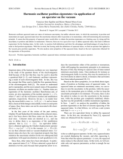 Harmonic oscillator position eigenstates via