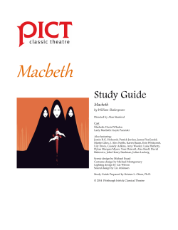 PICT Macbeth Study Guide