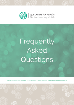 Frequently Asked Questions