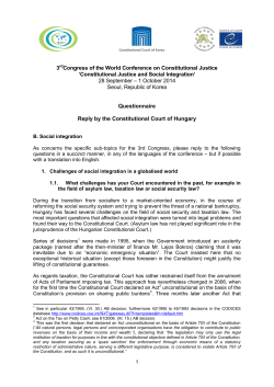 3 Congress of the World Conference on Constitutional Justice