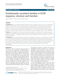 Evolutionarily consistent families in SCOP: sequence, structure and