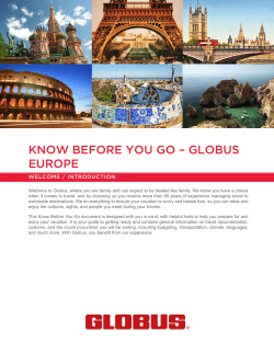 europe travel info