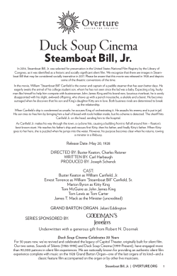 Duck Soup - Steamboat Bill, Jr.