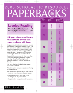 Reading Level Books