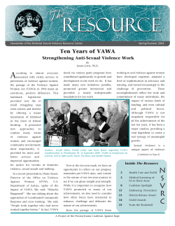 Ten Years of VAWA
