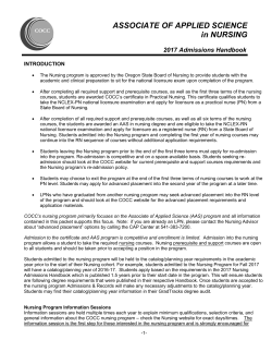 associate of applied science - Central Oregon Community College