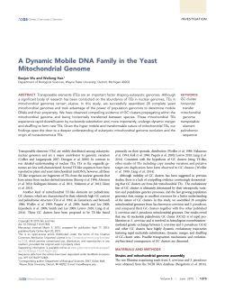 A Dynamic Mobile DNA Family in the Yeast Mitochondrial Genome