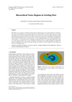 Hierarchical Vortex Regions in Swirling Flow
