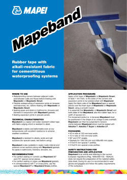 Mapeband - Mapei International