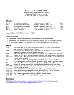 Ganzel CV Feb 9 2017