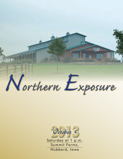 Northern Exposure Charolais Sale