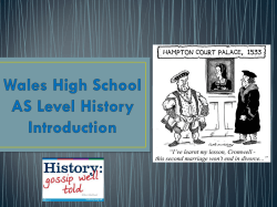 History (British) - Wales High School