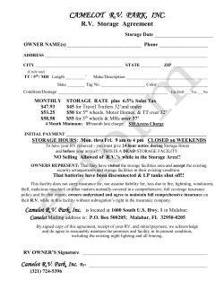 Camelot RV Park, Inc.