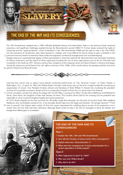 The end of the war and its consequences