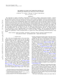 The imprint of exoplanet formation history on observable present