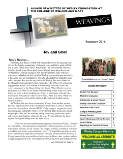 Weavings - Wesley Foundation