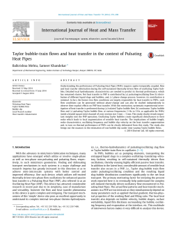 Taylor bubble-train flows and heat transfer in the context of