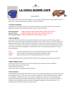 la chica quiere cafe