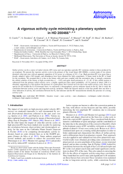 A vigorous activity cycle mimicking a planetary system in HD 200466