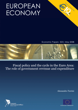 fiscal policy and the cycle in the euro area the role of government