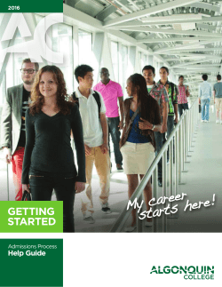 Getting Started Booklet