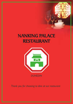 Nanking Menu.indd - Nanking Palace Restaurant
