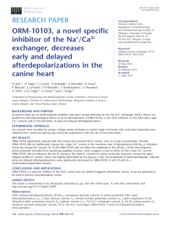 ORM10103, a novel specific inhibitor of the Na/Ca2 exchanger