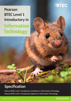 BTEC 2016 Specification | PDF 1.8 MB - Edexcel