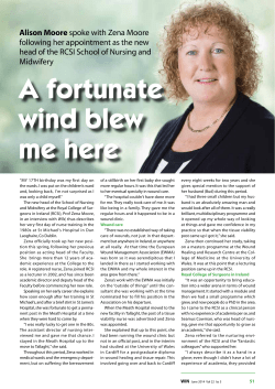 A fortunate wind blew me here