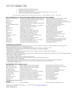 Matthew Lessall Casting resume 2017.February