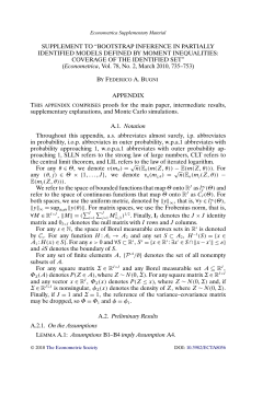 Supplement to "Bootstrap Inference in Partially Identified Models