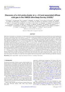 Discovery of a rich proto-cluster at z = 2.9 and associated diffuse