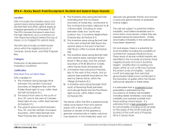 DPA 4 &ndash; Rocky Beach Front/Escarpment, Rockfall and Upland Slope