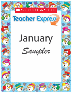 January Sampler - A Habitat for Learning