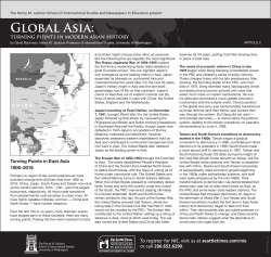 Global Asia - Newspapers In Education