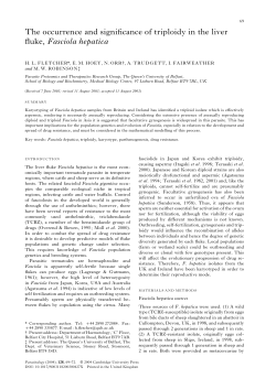 The occurrence and significance of triploidy in the
